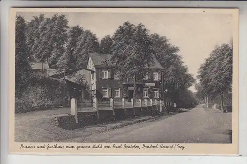 5202 HENNEF - DONDORF, Pension & Gasthaus zum grünen Wald v. Paul Benteler