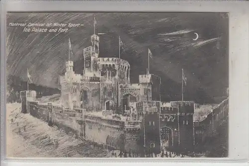 CAN - MONTREAL, Montreal Carnival of Winter Sport - Ice Palöaca and Fort, 1909