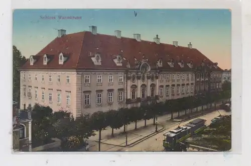 NIEDER-SCHLESIEN - WARMBRUNN / CIEPLICE SLASKIE ZDROJ, Schloß, Strassenbahnen