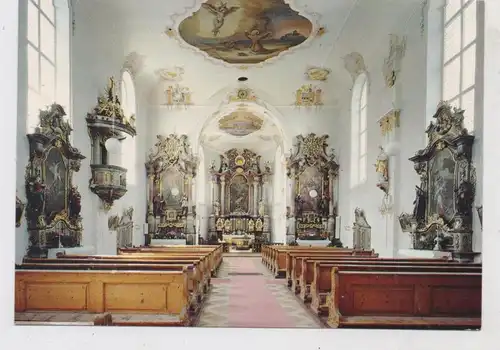 8958 FÜSSEN, Franziskanerklosterkirche St. Stephan, Innenansicht