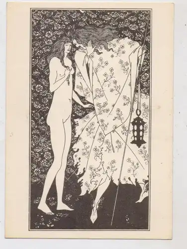 KÜNSTLER - ARTIST - AUBRAY BEARDSLEY, "The mysterious Rose Garden", Darmstädter Galerie