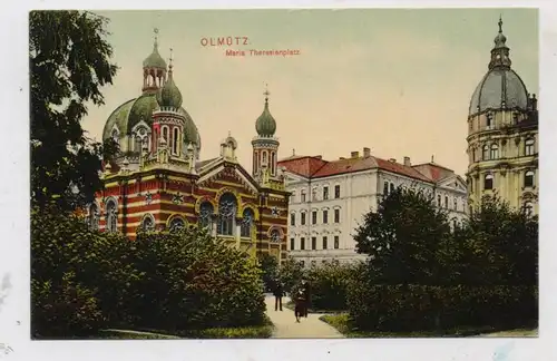 BÖHMEN & MÄHREN - OLMÜTZ / OLOMOUC, Synagoge / Judaica, Maria Theresienplatz, 1908