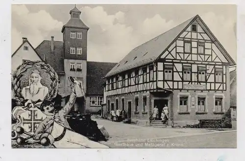 7903 LAICHINGEN, Turnhalle, Gasthaus und Metzgerei zur Krone