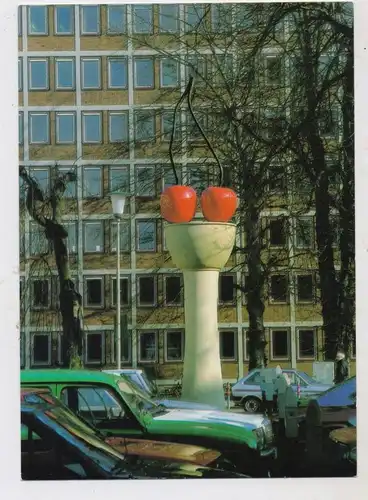 4400 MÜNSTER, Harsewinkelgasse, THOMAS SCHÜTTE, Kirschensäule, 1987