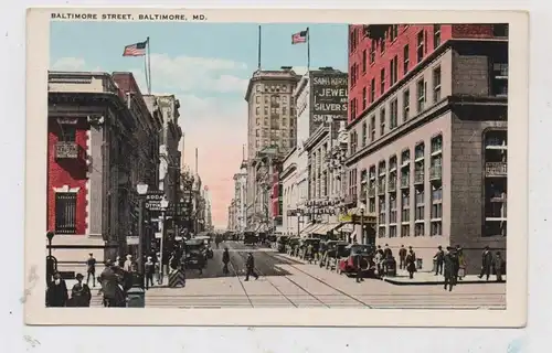 USA - MARYLAND - BALTIMORE, Baltimore Street, Yezrley's Bowling, Oldtimer