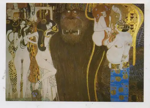 KÜNSTLER - ARTIST - GUSTAV KLIMT, "Die feindlichen Gewalten"