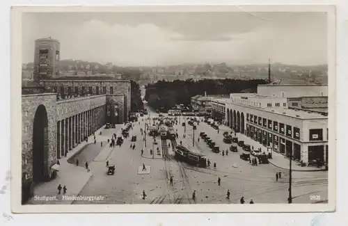 7000 STUTTGART, Hindenburgplatz, Strassenbahnen, Taxen, Sonderstempel "Weihnachtsmärchen Staatstheater", 1935