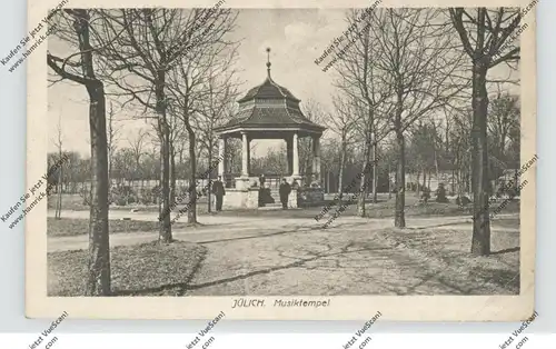 5170 JÜLICH, Musiktempel, 1919, franz. Militärpost