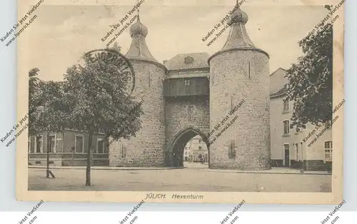 5170 JÜLICH, Hexenturm, 1919, franz. Militärpost