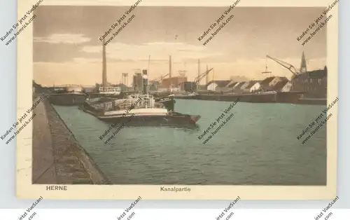 BINNENSCHIFFE - RHEIN-HERNE-KANAL, Frachtschiffe bei Herne