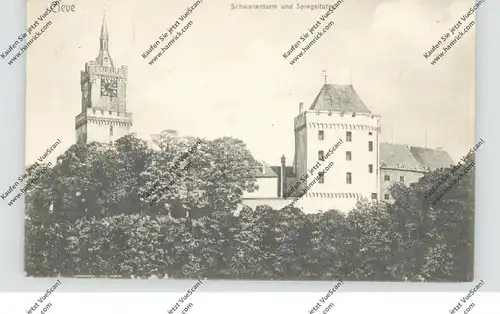 4190 KLEVE, Schwanenburg und Spiegelturm, 1906