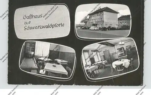7502 MALSCH, Gasthaus zur Schwarzwaldpforte, kl. Druckstelle