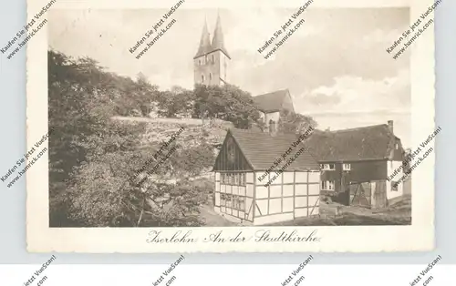 5860 ISERLOHN, An der Stadtkirche, 1916