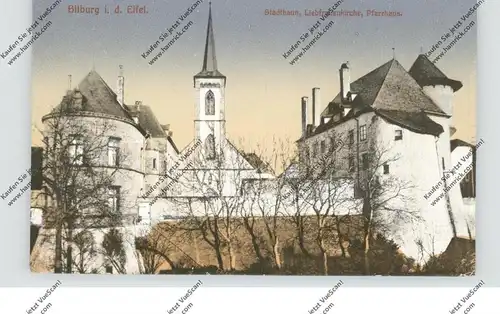 5520 BITBURG, Stadthaus, Liebfrauenkirche, Pfarrhaus, 1918
