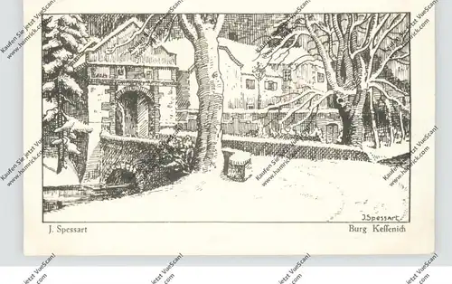 5350 EUSKIRCHEN - KESSENICH, Burg Kessenich, Künstler-Karte J.Spessart, 1920