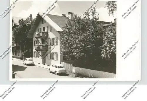 8980 OBERSTDORF, Strassenpartie, Photo-AK 1958, LLOYD, AUTO-UNION