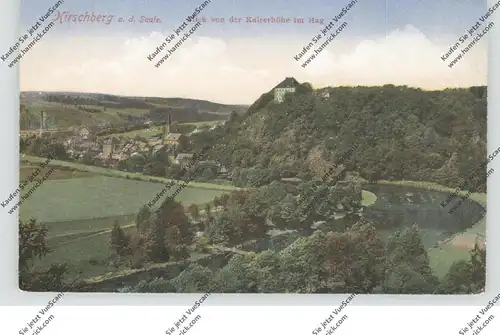 0-6553 HIRSCHBERG / Saale, Blick von der Kaiserhöhe im Hag