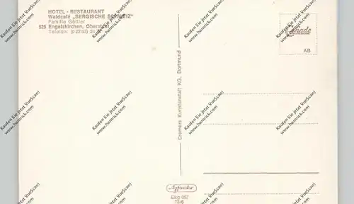 5250 ENGELSKIRCHEN - OBERSTAAT, Waldcafe Bergische Schweiz