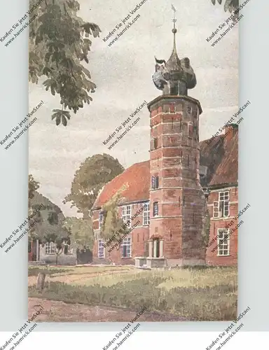 2940 WILHELMSHAVEN - FEDDERWARDEN, Schloß, Künstler-Karte Seeger