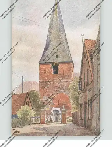 2940 WILHELMSHAVEN - NEUENDE, Kirche, Künstler-Karte Seeger