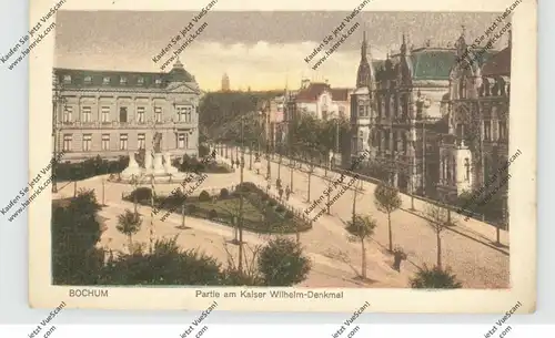 4630 BOCHUM, Kaiser Wilhelm Denkmal und Umgebung