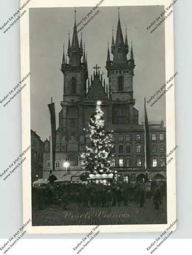 CZ 110 00 PRAHA / PRAG, Teynkirche, Weihnachtsbaum, 1928