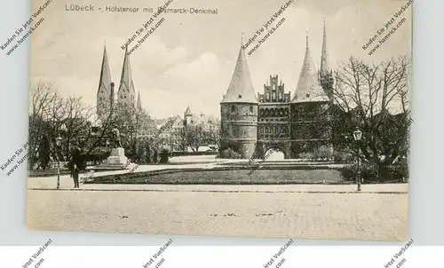2400 LÜBECK, Holstentor und Bismarck-Denkmal