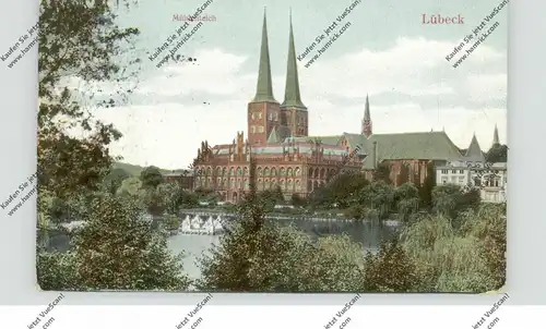 2400 LÜBECK, Mühlenteich, 1909