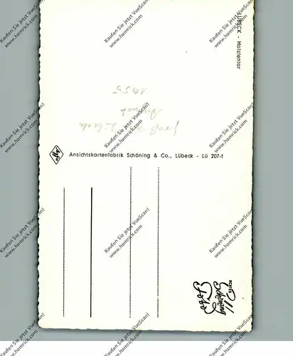2400 LÜBECK, Holstentor, 1955