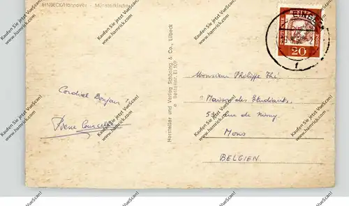 3352 EINBECK, Münsterkirche, 1962, aptierter Stempel