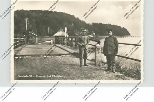 2390 FLENSBURG - WASSERSLEBEN, Deutsch - Dänischer Grenzübergang bei Krusa