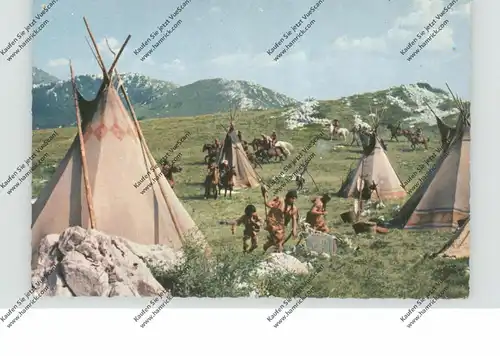 KINO - KARL MAY - WINNETOU II, Ponca-Indianer Lager, Nadelloch