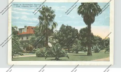 USA - LOUISIANA - NEW ORLEANS, Residential District, 1926