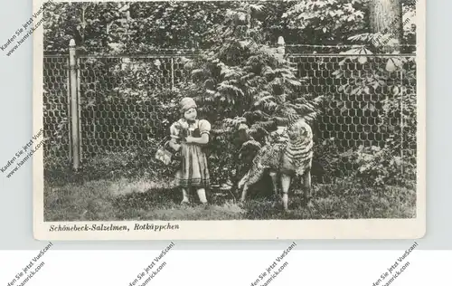 0-3300 SCHÖNEBECK - SALZELMEN, Märchenfiguren, Rotkäppchen / little red riding hood