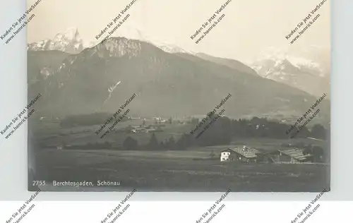 8240 BERCHTESGADEN - SCHÖNAU, Gesamtansicht ca. 1905
