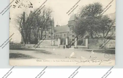 F 45500 GIEN, La Sous-Prefecture et le Palais de Justice, 1916, franz. Feldpost, kl. Oberflächenmängel / AF