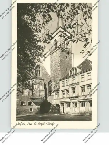 0-5000 ERFURT, Alte St. Aegidi-Kirche, 1954, kl. Druckstelle