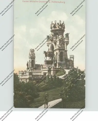 4600 DORTMUND - SYBURG, Kaiser-Wilhelm-Denkmal, Hohensyburg, 1907