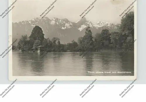 CH 3600 THUN BE, Obere Insel mit Stockhorn, 1935