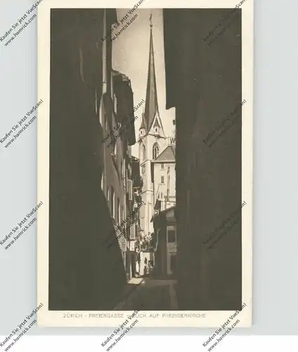 CH 8000 ZÜRICH ZH, Preiergasse