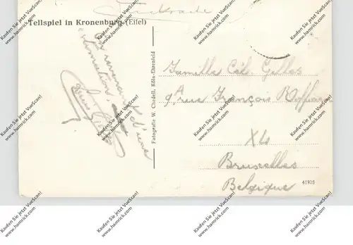 5377 DAHLEM - KRONENBURG, Tell Spiele, "Du stecktest noch einen zweiten Pfeil....."