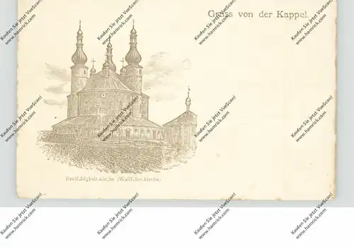8595 WALDSASSEN, Dreifaltigkeitskirche, Gruss von der....., ca. 1900