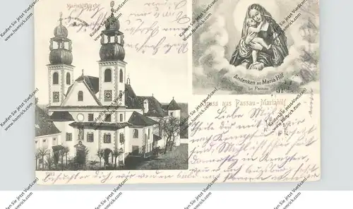 8390 PASSAU - MARIA HILF, Maria, Mariahilfkirche