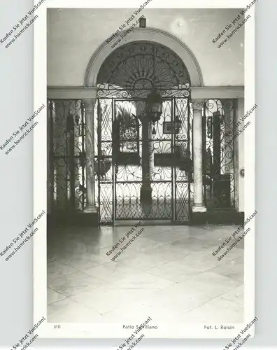 E 40000 SEVILLA, Patio Sevillano, 1937, 5 cts. PRO SEVILLA