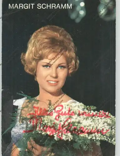 MUSIK - OPER / OPERETTE - MARGIT SCHRAMM, 1935 - 1996, Autogramm