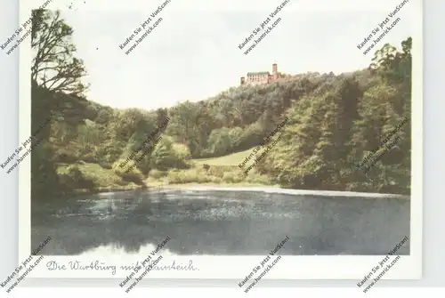 0-5900 EISENACH, Wartburg und Hainteich, 1952