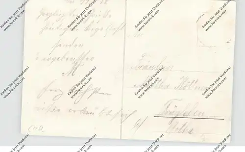 0-5801 HÖRSEL - HÖRSELGAU, Lithographie, Radfahrer Station, Gasthaus z. deutschen Haus, Fabrik, Kirche, Gesamtansicht