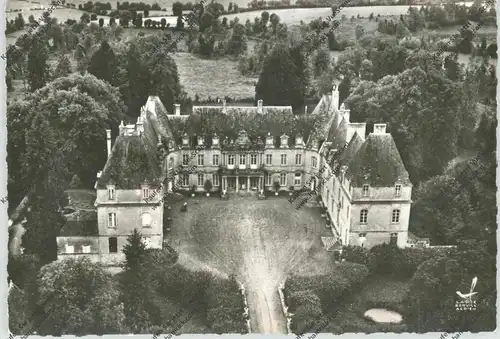 F 71800 LA CLAYETTE, Le Chateau de Dree, vue airienne