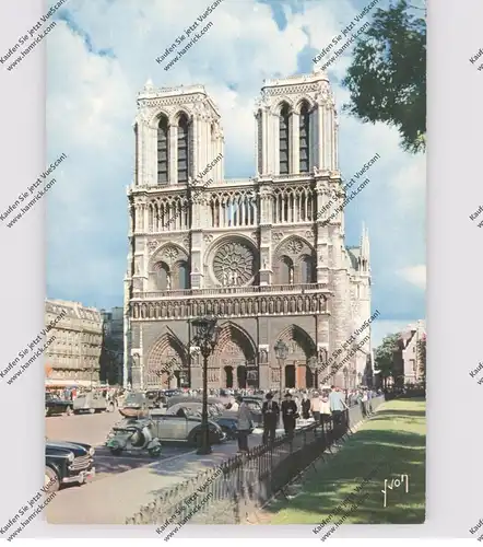 AUTO - VW-Käfer Cabrio, Motorroller, Paris Notre Dame