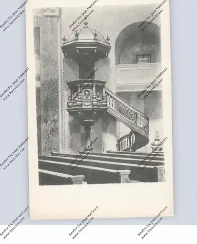 7500 KARLSRUHE, St. Stephanskirche, Kanzel und Taufstein